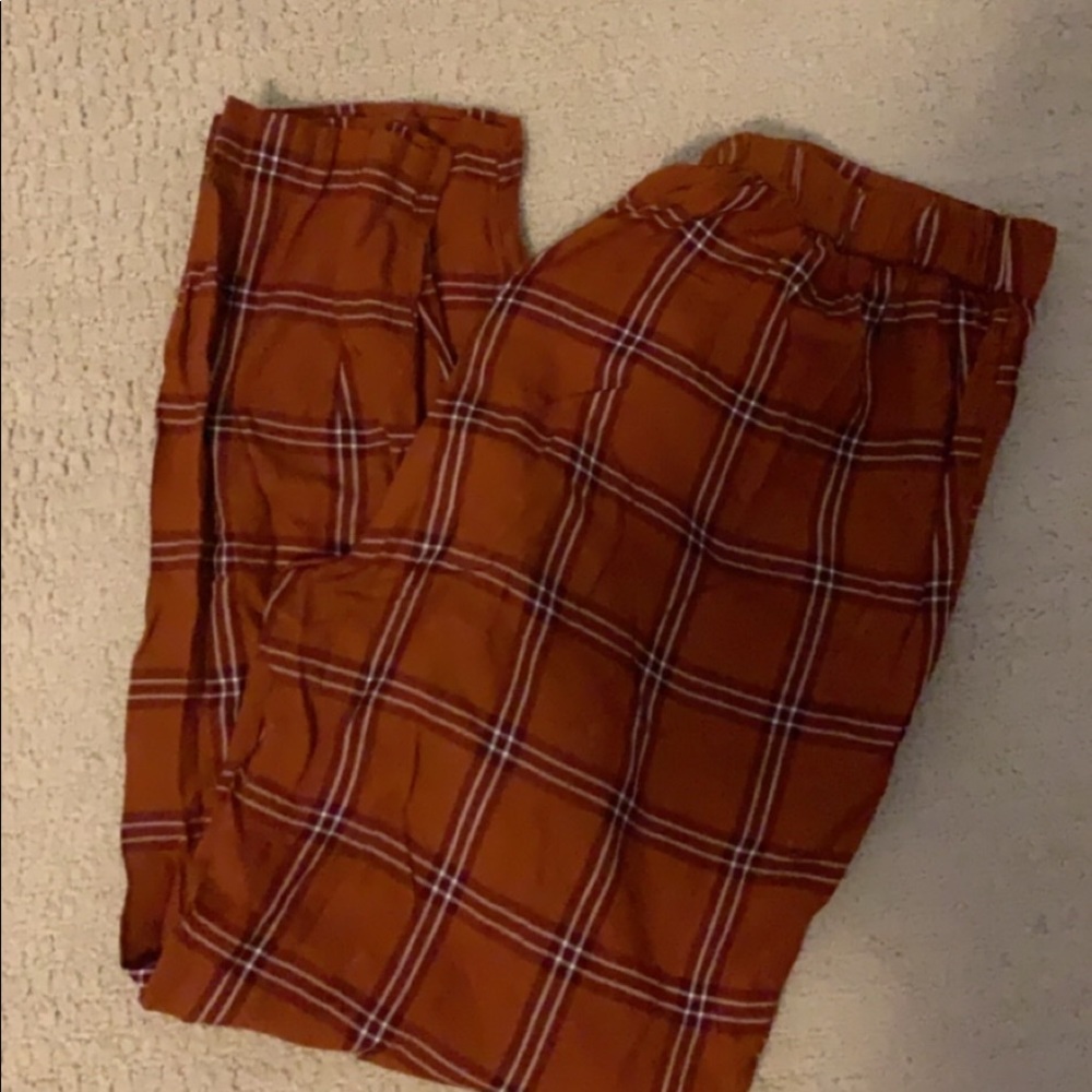 Plaid pants